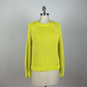 J. Crew Women's Sweater in Bright Yellow